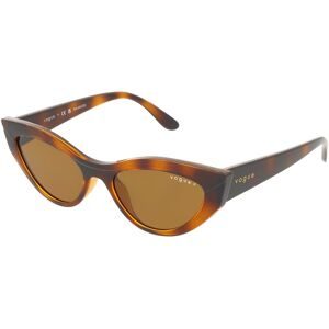 Luxottica Fashion Brillen Vertriebs GmbH Vogue 0VO5637SU Damen-Sonnenbrille Vollrand Cat Eye Kunststoff-Gestell, Havanna