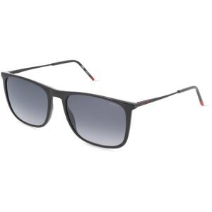 Safilo GmbH Hugo 207437 Herren-Sonnenbrille Vollrand Eckig Kunststoff-Gestell, Schwarz