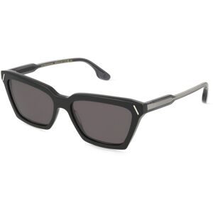 Safilo GmbH Victoria Beckham VB661S Damen-Sonnenbrille Vollrand Quadratisch Acetat-Gestell, Schwarz