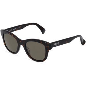 Thélios Kenzo KZ40152I Damen-Sonnenbrille Vollrand Panto Kunststoff-Gestell, Havanna