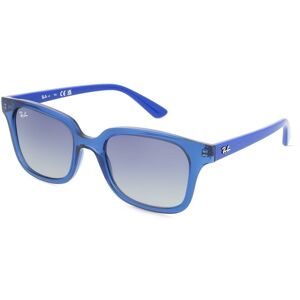 Luxottica Fashion Brillen Vertriebs GmbH Ray-Ban Junior RJ 9071S Kinder-Sonnenbrille Vollrand Quadratisch Kunststoff-Gestell, Blau