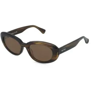 Marcolin Deutschland GmbH Max Mara MM0196 Damen-Sonnenbrille Vollrand Oval Acetat-Gestell, Grün