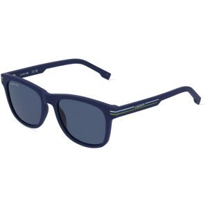 Marchon Germany GmbH Lacoste L995S Unisex-Sonnenbrille Vollrand Quadratisch Kunststoff-Gestell, Blau