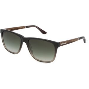 Masterdis Woodfellas 11712 OBERHAUS Unisex-Sonnenbrille Vollrand Quadratisch Kunststoff-Gestell, Braun