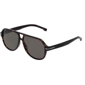 Safilo GmbH Boss 1507/S Herren-Sonnenbrille Vollrand Browline Acetat-Gestell, Havanna