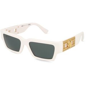 Luxottica Fashion Brillen Vertriebs GmbH Versace VE4459 Unisex-Sonnenbrille Vollrand Quadratisch Acetat-Gestell, Weiß