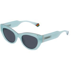 Safilo GmbH Polaroid PLD 6199/S/X Damen-Sonnenbrille Vollrand Butterfly Kunststoff-Gestell, Blau