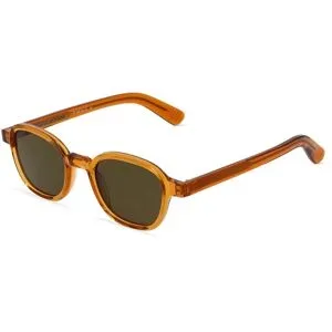 De Lotto s.r.l. Fielmann MF 049 SUN CL BEN Unisex-Sonnenbrille Vollrand Panto Acetat-Gestell, Braun