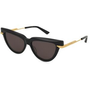 Kering Eyewear Spa Bottega Veneta BV1265S Unisex-Sonnenbrille Vollrand Butterfly Acetat-Gestell, Schwarz
