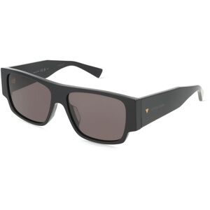 Kering Eyewear Spa Bottega Veneta BV1286S Unisex-Sonnenbrille Vollrand Quadratisch Acetat-Gestell, Schwarz