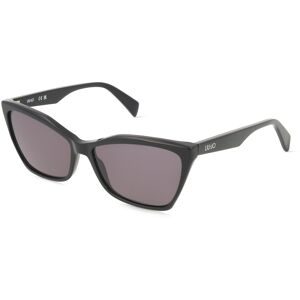 Marchon Germany GmbH Liu Jo LJ796S Unisex-Sonnenbrille Vollrand Quadratisch Acetat-Gestell, Schwarz