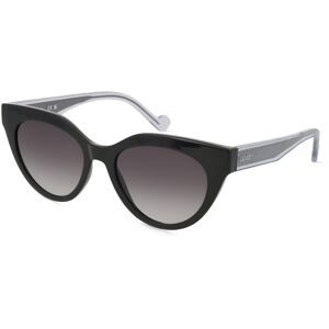 Marchon Germany GmbH Liu Jo LJ782S Unisex-Sonnenbrille Vollrand Butterfly Kunststoff-Gestell, Schwarz