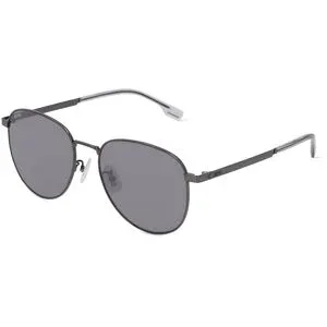Safilo GmbH Boss 1536/F/S Herren-Sonnenbrille Vollrand Panto Metall-Gestell, Grau