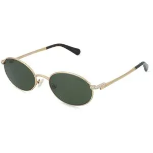 Luxottica Fashion Brillen Vertriebs GmbH Swarovski SK7033 Damen-Sonnenbrille Vollrand Oval Metall-Gestell, Gold
