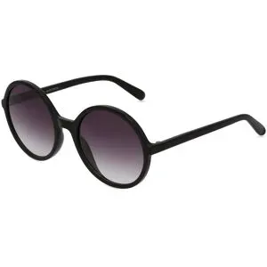 Eyestar Limited (China) Fielmann MI 035 SUN FA Damen-Sonnenbrille Vollrand Rund Kunststoff-Gestell, Schwarz