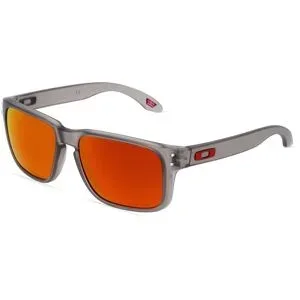 Luxottica Fashion Brillen Vertriebs GmbH Oakley OJ9007 HOLBROOK XS Herren-Sonnenbrille Vollrand Quadratisch Kunststoff-Gestell, Grau