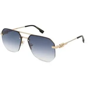 Safilo GmbH Dsquared2 D2 0103/S Herren-Sonnenbrille Vollrand Geometrisch Metall-Gestell, Gold