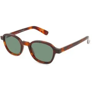 De Lotto s.r.l. Fielmann MF 049 SUN CL BEN Unisex-Sonnenbrille Vollrand Panto Acetat-Gestell, Havanna