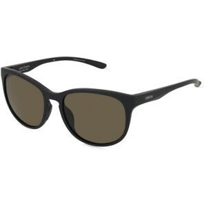 Safilo GmbH Smith LAKE SHASTA Damen-Sonnenbrille Vollrand Panto Kunststoff-Gestell, Schwarz