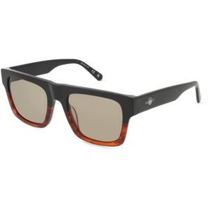 Marcolin Deutschland GmbH Gant GA7231 Unisex-Sonnenbrille Vollrand Quadratisch Acetat-Gestell, Schwarz