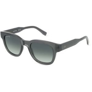 Marchon Germany GmbH Lacoste L6023S Unisex-Sonnenbrille Vollrand Oval Acetat Spritzguss-Gestell, Grau