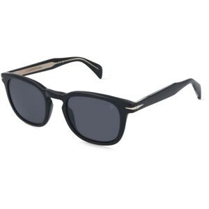 Safilo GmbH David Beckham DB 1221/S Herren-Sonnenbrille Vollrand Quadratisch Acetat-Gestell, Schwarz