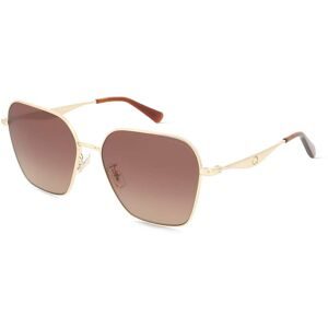 Luxottica Fashion Brillen Vertriebs GmbH Coach HC7168 Damen-Sonnenbrille Vollrand Geometrisch Metall-Gestell, Gold