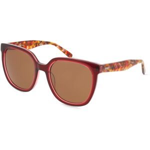 Charmant GmbH Europe Esprit 40119 Damen-Sonnenbrille Vollrand Quadratisch Acetat-Gestell, Braun