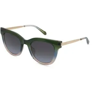 Safilo GmbH Fossil FOS 2169/G/S Damen-Sonnenbrille Vollrand Cat Eye Propionat-Gestell, Grün