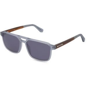 Masterdis Woodfellas 11748 AURORA Herren-Sonnenbrille Vollrand Pilot Acetat-Gestell, Grau