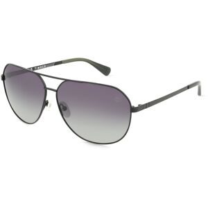 Marcolin Deutschland GmbH Timberland TB00029 Unisex-Sonnenbrille Vollrand Pilot Metall-Gestell, Schwarz