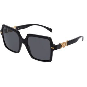 Luxottica Fashion Brillen Vertriebs GmbH Versace VE4441 Damen-Sonnenbrille Vollrand Quadratisch Acetat-Gestell, Schwarz