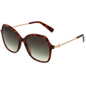 Marchon Germany GmbH Longchamp LO705S Unisex-Sonnenbrille Vollrand Butterfly Kunststoff-Gestell, Havanna