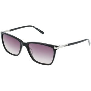 Marchon Germany GmbH DKNY DK539S Unisex-Sonnenbrille Vollrand Quadratisch Acetat-Gestell, Schwarz
