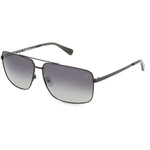Marcolin Deutschland GmbH Timberland TB00030 Unisex-Sonnenbrille Vollrand Pilot Metall-Gestell, Schwarz