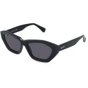 Marcolin Deutschland GmbH Max Mara MM0169 KATE Damen-Sonnenbrille Vollrand Geometrisch Acetat-Gestell, Schwarz