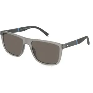 Safilo SpA Tommy Hilfiger Eyewear TH 2043/S Herren-Sonnenbrille Vollrand Quadratisch Kunststoff-Gestell, Grau
