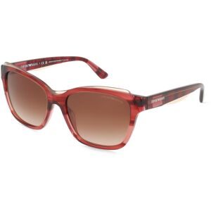 Luxottica Fashion Brillen Vertriebs GmbH Emporio Armani EA4209 Damen-Sonnenbrille Vollrand Quadratisch Acetat-Gestell, Rot