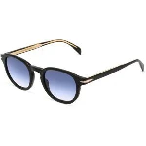 Safilo GmbH David Beckham DB 1007/S Herren-Sonnenbrille Vollrand Quadratisch Acetat-Gestell, Schwarz