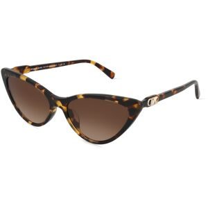 Luxottica Fashion Brillen Vertriebs GmbH Michael Kors MK2195U Damen-Sonnenbrille Vollrand Cat Eye Acetat-Gestell, Braun