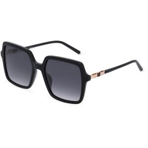 DE RIGO Vision D.A.CH. GmbH Escada ESCSESD46 Damen-Sonnenbrille Vollrand Cat Eye Metall-Gestell, Schwarz