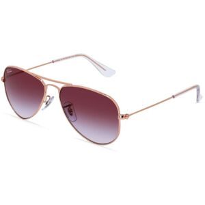 Luxottica Fashion Brillen Vertriebs GmbH Ray-Ban Junior RJ9506S Kinder-Sonnenbrille Vollrand Pilot Metall-Gestell, Gold