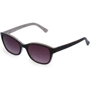 Tongda Optical Fielmann AT 022 SUN FLEX CL Damen-Sonnenbrille Vollrand Butterfly Acetat-Gestell, Havanna