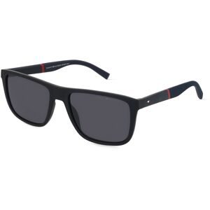 Safilo SpA Tommy Hilfiger Eyewear TH 2043/S Herren-Sonnenbrille Vollrand Quadratisch Kunststoff-Gestell, Schwarz