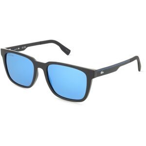 Marchon Germany GmbH Lacoste L6077S Herren-Sonnenbrille Vollrand Eckig Kunststoff-Gestell, Schwarz