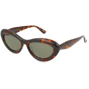 Wenzhou Lanson International Co., Ltd. Fielmann LN 083 SUN FA ALBA Damen-Sonnenbrille Vollrand Cat Eye Acetat Extrudiert-Gestell, Havanna