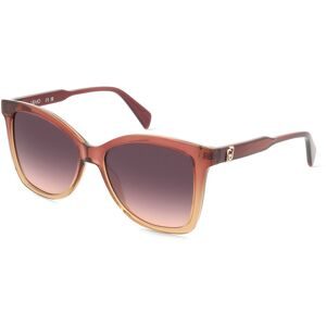 Marchon Germany GmbH Liu Jo LJ822S Damen-Sonnenbrille Vollrand Butterfly Kunststoff-Gestell, Rot