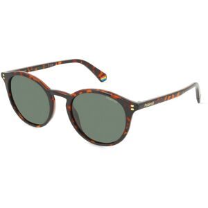 Safilo GmbH Polaroid PLD 6233/S Unisex-Sonnenbrille Vollrand Panto Kunststoff-Gestell, Havanna