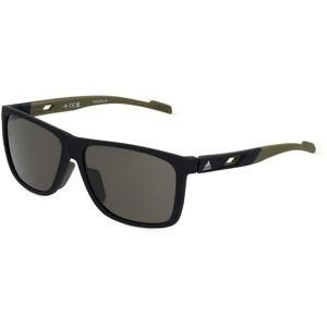 Marcolin Deutschland GmbH Adidas SP0067 Unisex-Sonnenbrille Vollrand Quadratisch Kunststoff-Gestell, Schwarz