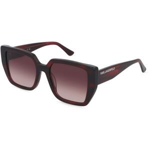 Marchon Germany GmbH Karl Lagerfeld KL6036S N Damen-Sonnenbrille Vollrand Eckig Zylonit (Celluloseacetat)-Gestell, Rot